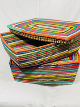 Load image into Gallery viewer, Weji rectangle woven basket
